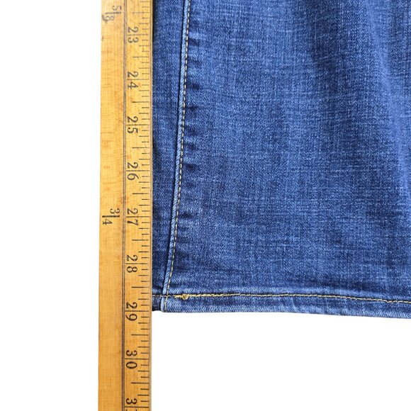 Levi’s Jeans Womens 20W Blue Classic Straight Plus Size Stretch Denim Mid Rise - Picture 10 of 15